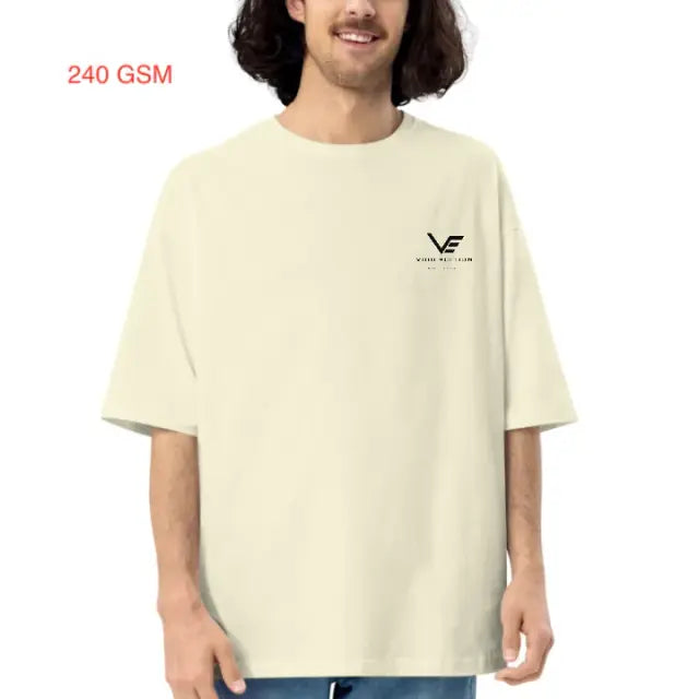 The Void Heavyweight Oversized Tee - Off-White / Cream